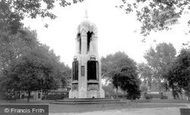 East Ham, the Monument, Central Park c1965