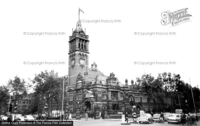 Photo of East Ham, Town Hall c.1965