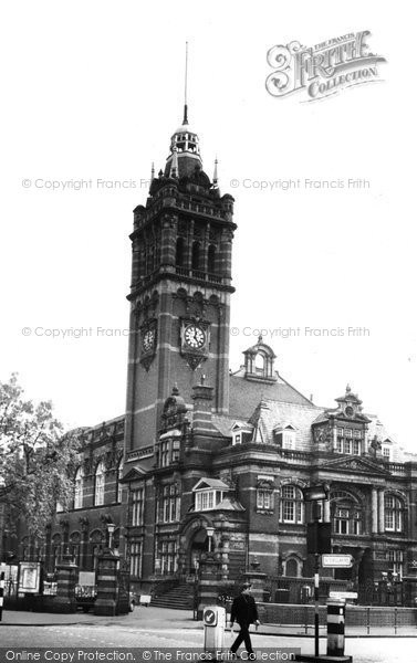 Photo of East Ham, Town Hall c1965