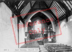 Church Interior c.1956, East Hanney