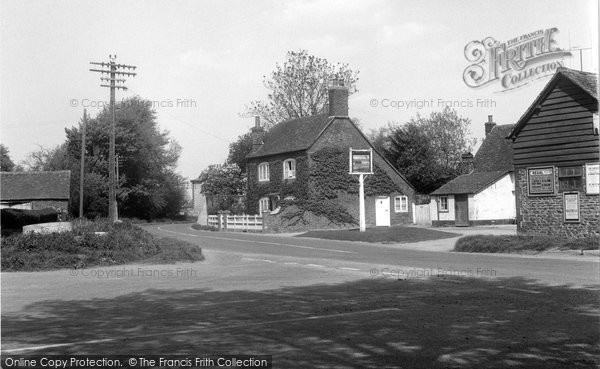 Photo of East Hanney, The Cross Roads 1956