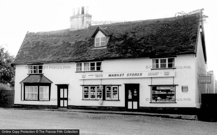 Photo of East Harling, Market Stores, The Square c.1965