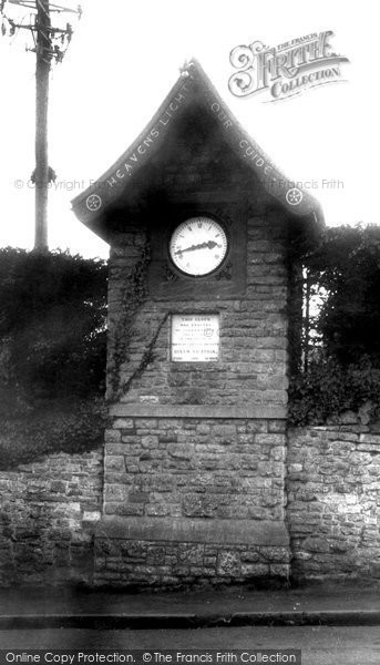 Photo of East Harptree, The Clock c.1965