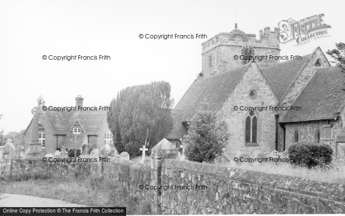 Photo of East Hoathly, The School And Church c.1960