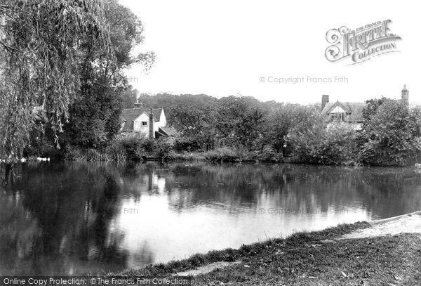 Photo of East Horndon, Herongate, The Boars Head Pond 1908