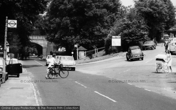 Photo of East Horsley, Crossing The Road, Station Approach c.1965