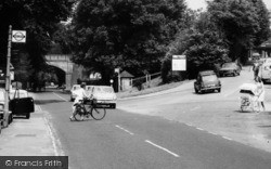 Crossing The Road, Station Approach c.1965, East Horsley