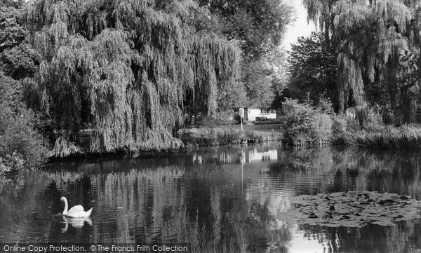 Photo of East Horsley, Pennymead Lake c.1960