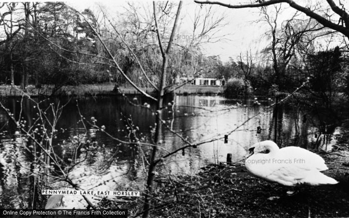 Photo of East Horsley, Pennymead Lake c.1960