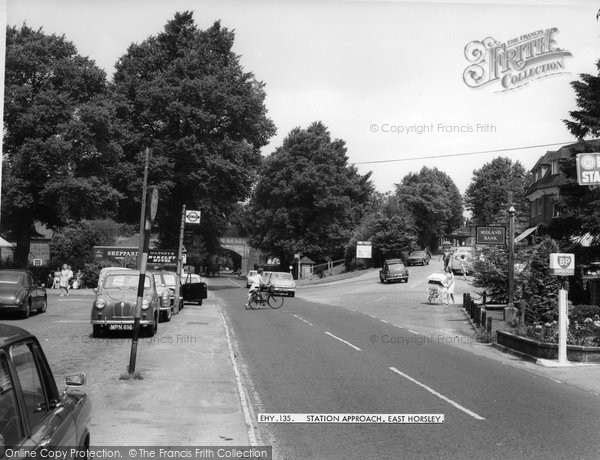 Photo of East Horsley, Station Approach c.1965