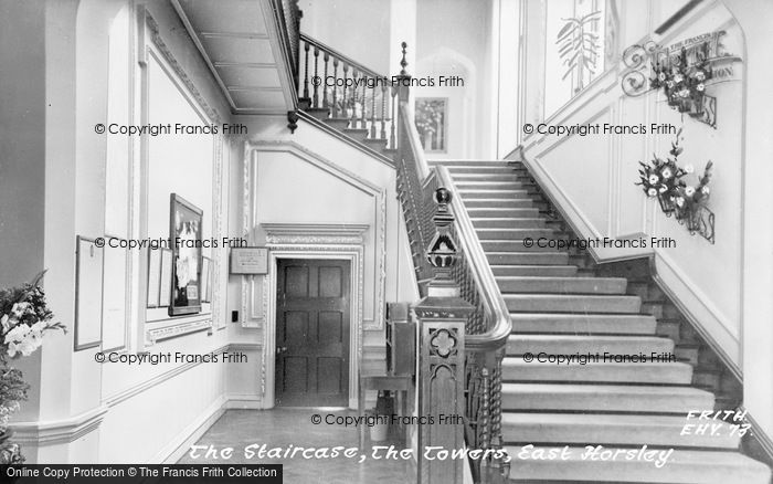 Photo of East Horsley, The Staircase, Horsley Towers c.1960