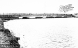 River And Bridge c.1960, East Huntspill