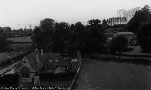 Photo of East Knoyle, School From Church Tower c.1955