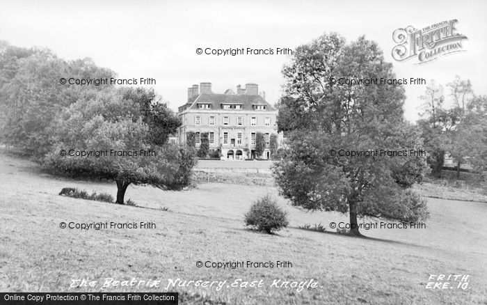 Photo of East Knoyle, The Beatrix Nursery, Clouds House c.1955