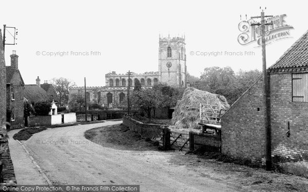 Photo of East Markham, The Village And St John The Baptist Church c.1955