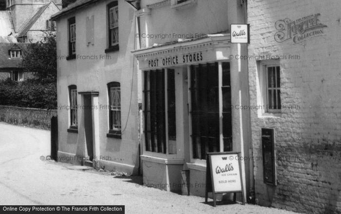 Photo of East Meon, Post Office Stores c.1955