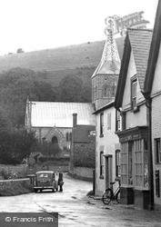 The Church And Village Shop c.1965, East Meon