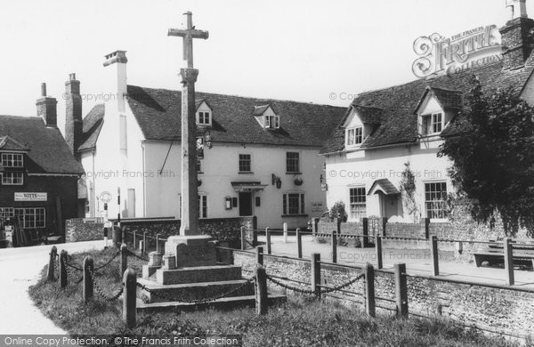 Photo of East Meon, The Memorial c.1955