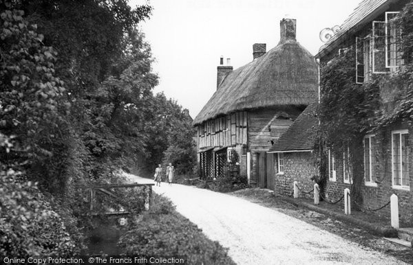 Photo of East Meon, The Village c.1955