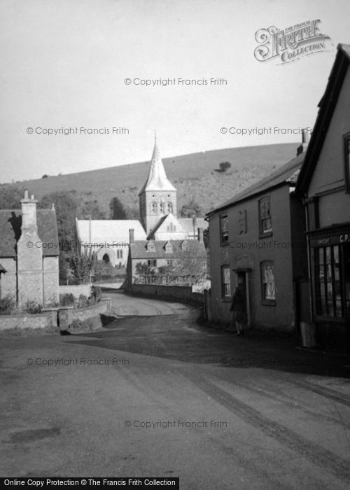 Photo of East Meon, Village And Church c.1955