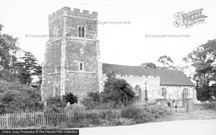 Photo of East Mersea, The Parish Church c.1955
