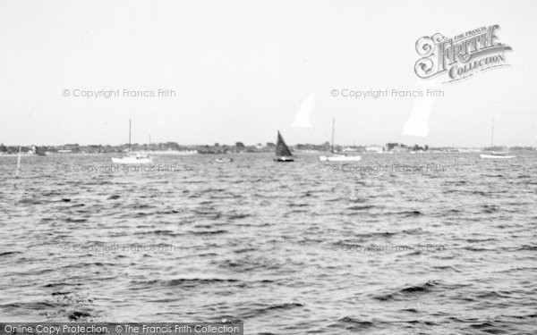 Photo of East Mersea, The River Colne c.1955