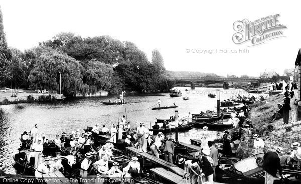 Photo of East Molesey, the Lock 1896