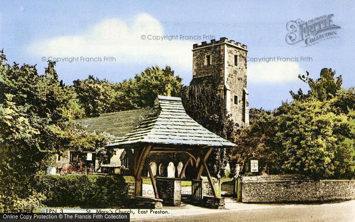 Photo of East Preston, St Mary's Church c.1955