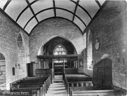 Church Interior 1929, East Quantoxhead