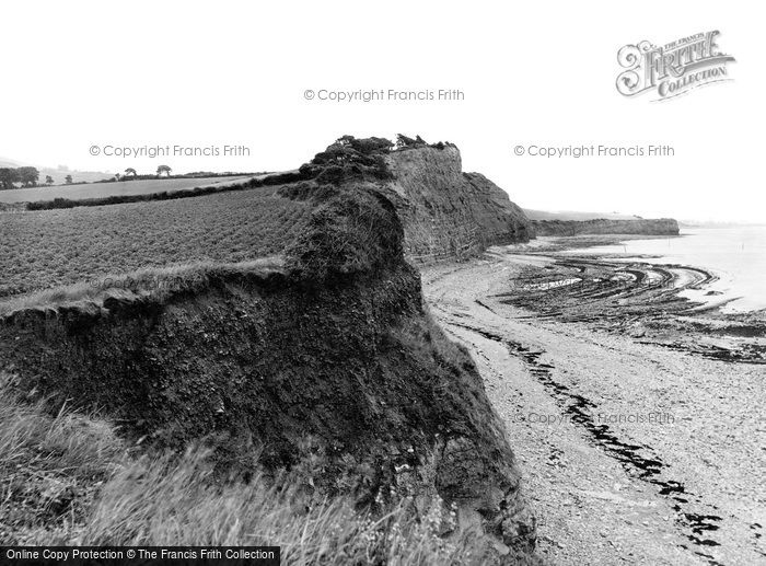 Photo of East Quantoxhead, The Cliffs 1929