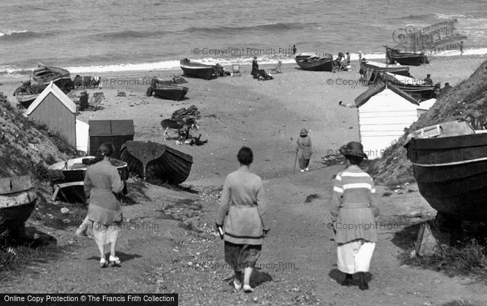 Photo of East Runton, Beach Entrance 1921