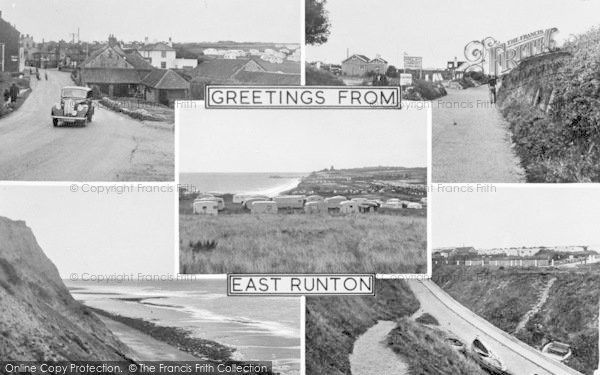 Photo of East Runton, Composite c.1955