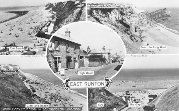 Photo of East Runton, Composite c.1955