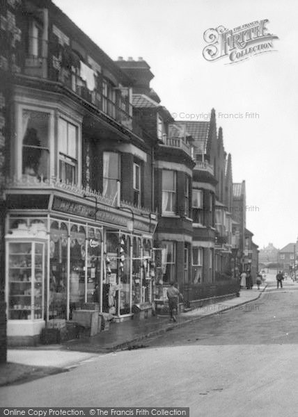 Photo of East Runton, High Street Shop1921