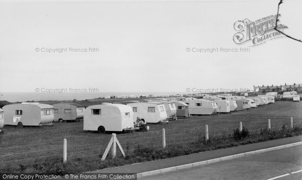 Photo of East Runton, Leakes Caravan Camp c.1955