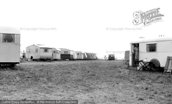 Photo of East Runton, Stewarts Caravan Camp c.1955