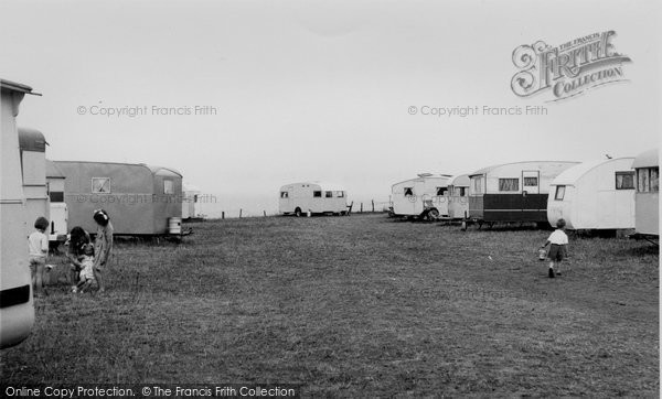 Photo of East Runton, Stewarts Caravan Camp c.1955