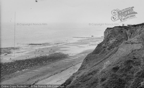 Photo of East Runton, The Beach And Cliffs c.1955