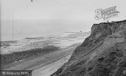 The Beach And Cliffs c.1955, East Runton
