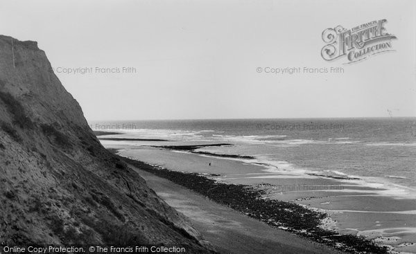 Photo of East Runton, The Beach From The Cliffs c.1955