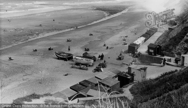 Photo of East Runton, The Beach From The Gap c.1955
