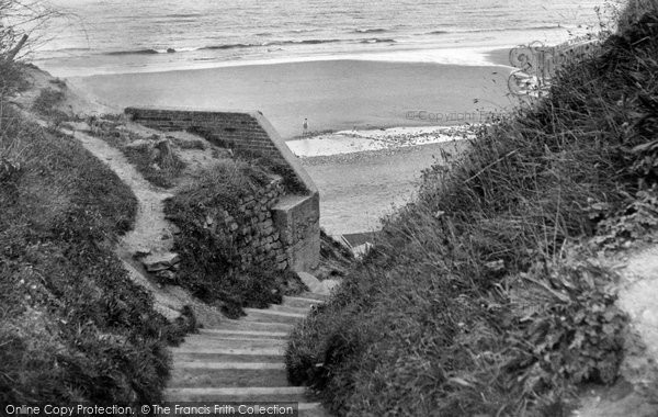 Photo of East Runton, The Steps To The Beach c.1955
