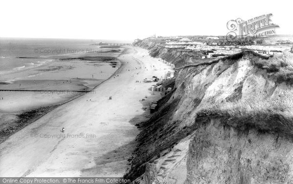 Photo of East Runton, View From The Cliffs c.1960