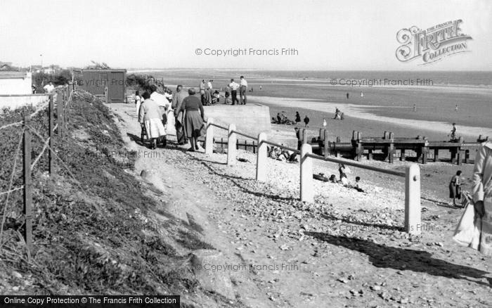 Photo of East Wittering, Cliff Walk c.1955