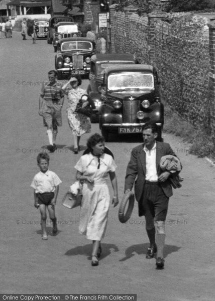 Photo of East Wittering, Off To The Beach c.1950