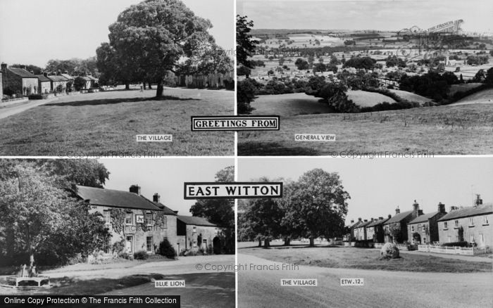 Photo of East Witton, Composite c.1960