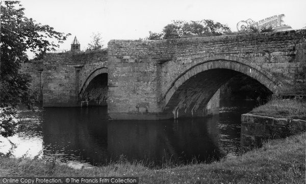 Photo of East Witton, The River Ure c.1960