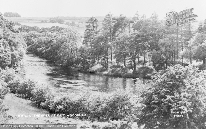 Photo of East Woodburn, The River c.1955