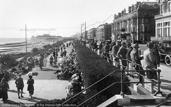 Photo of Eastbourne, Promenade And Wish Tower 1921