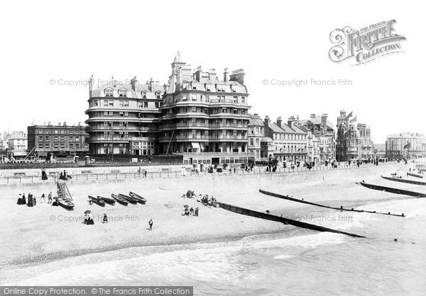 Photo of Eastbourne, Queen's And Albion Hotels 1899